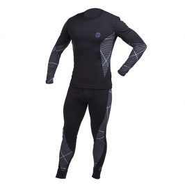 Fashionable thermal underwear for hiking in the mountains.