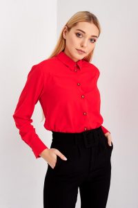Buy a red blouse.